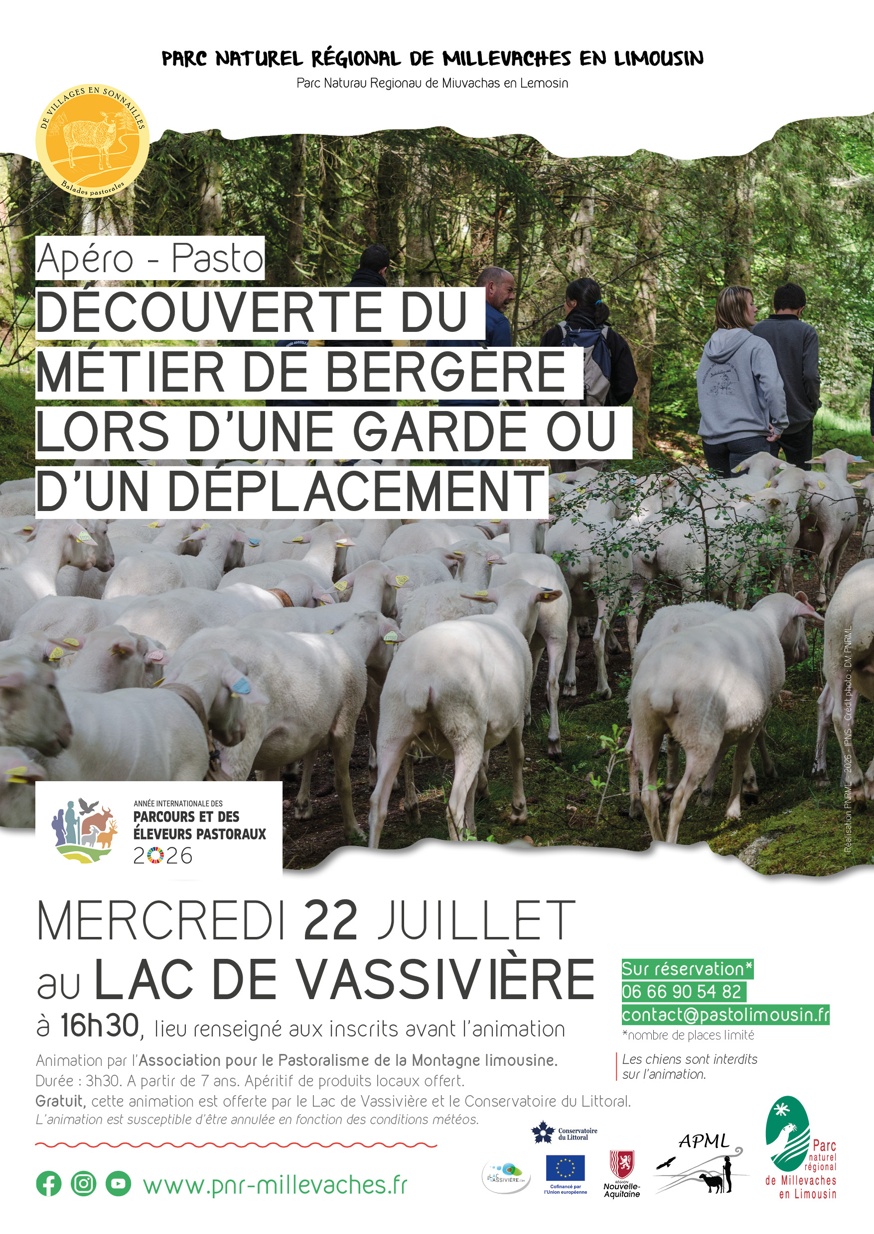 Apéro-pasto à Vassivière : Découverte du métier de bergère