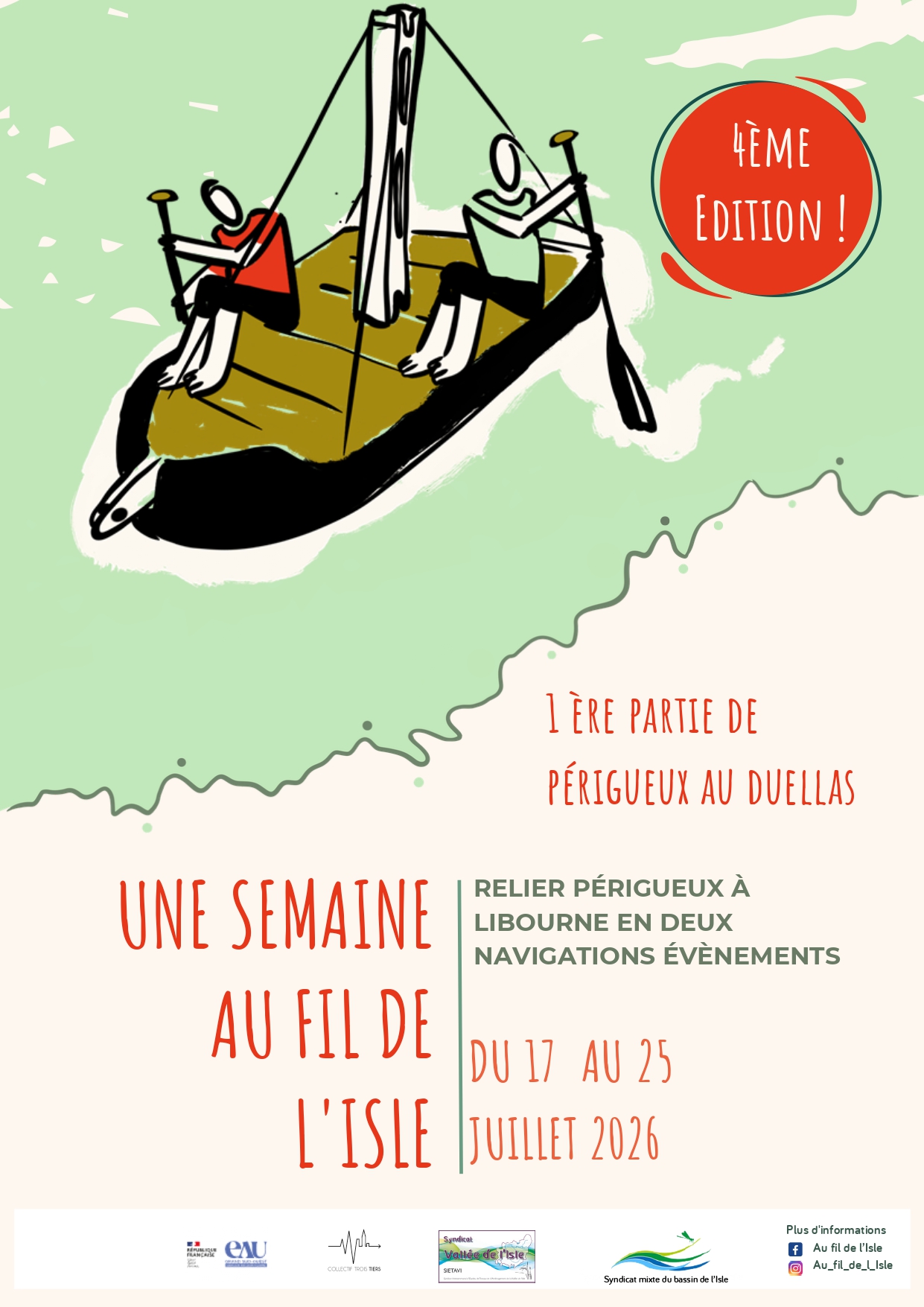 Une semaine au fil de l'Isle — visuel événement