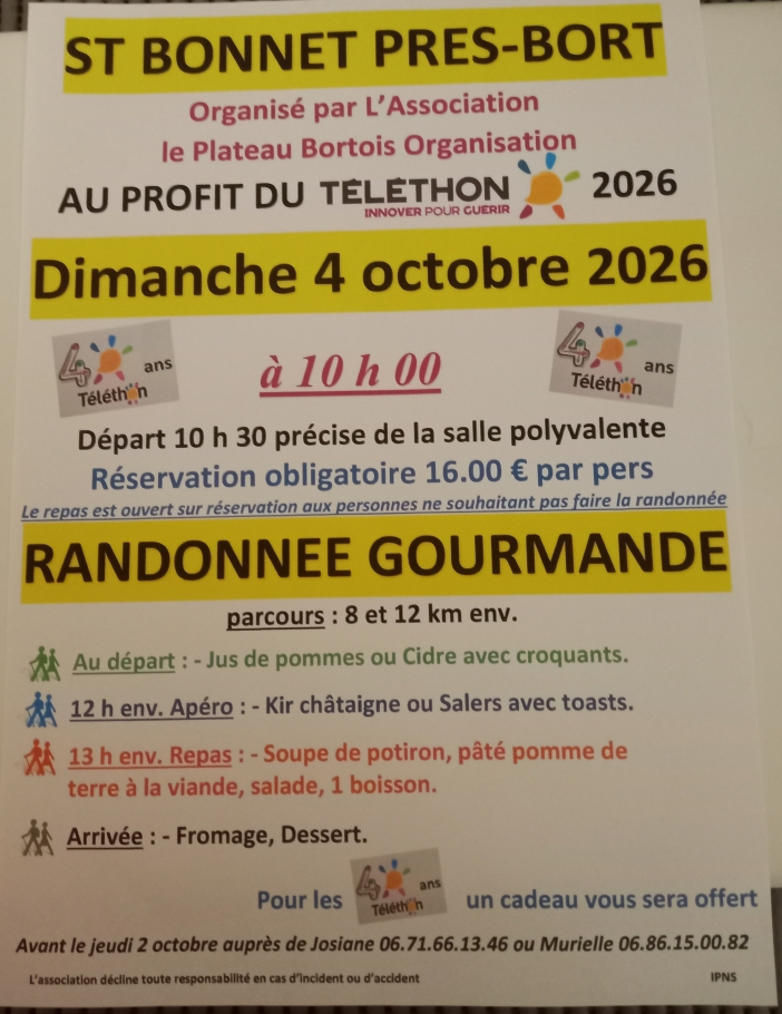 Randonnée Gourmande