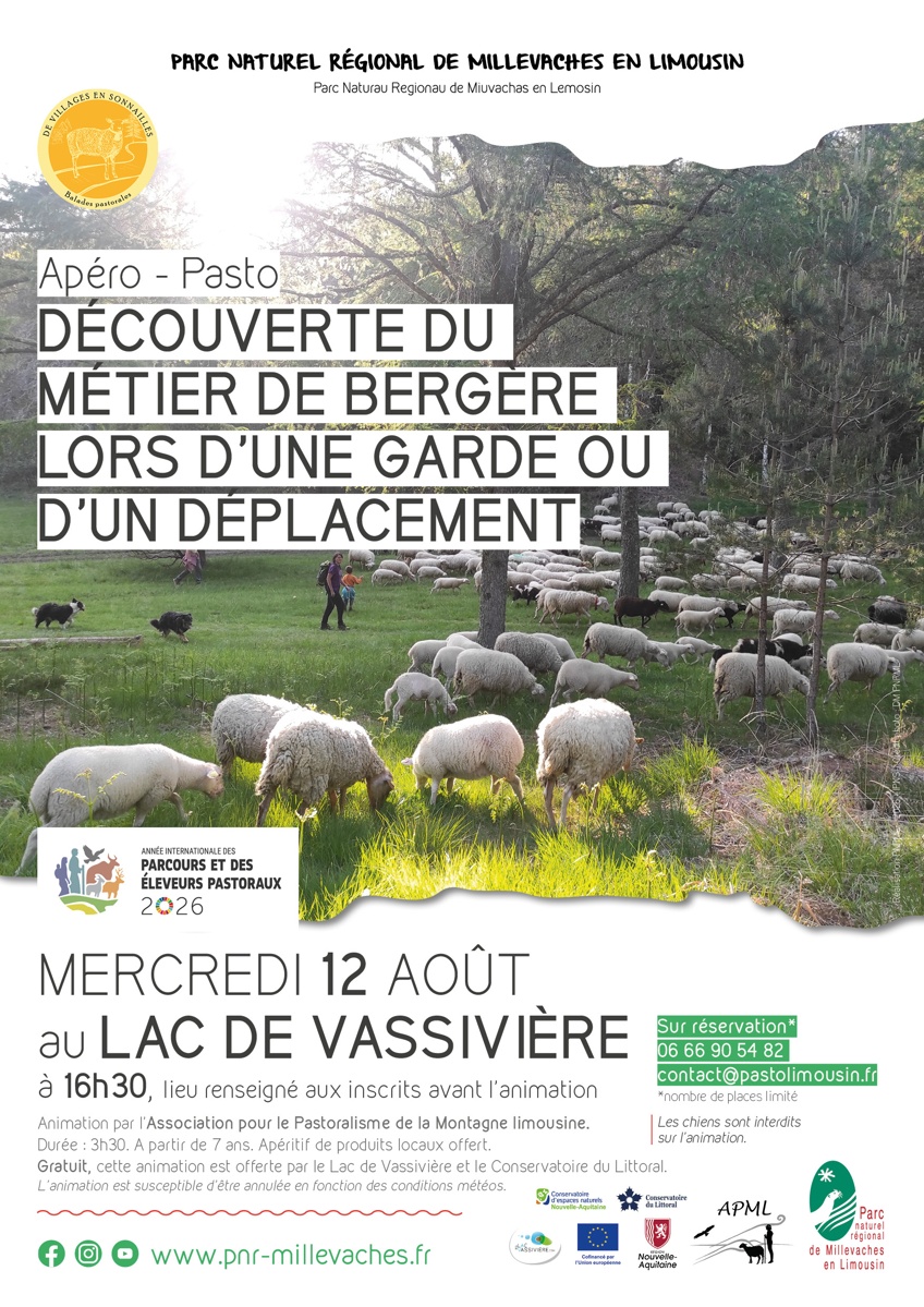Apéro-pasto à Vassivière : Découverte du métier de bergère — visuel événement