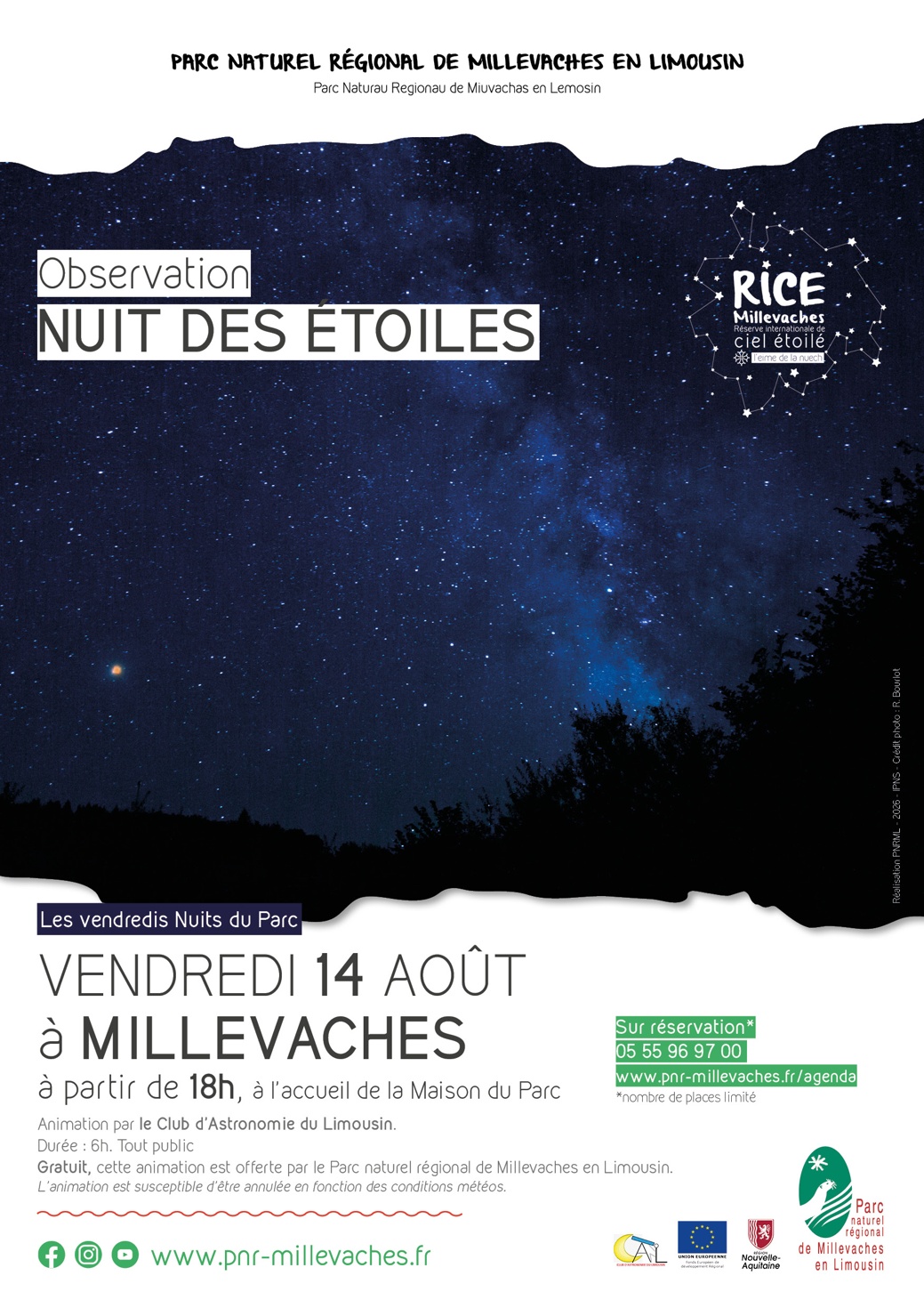Nuit des étoiles — visuel événement