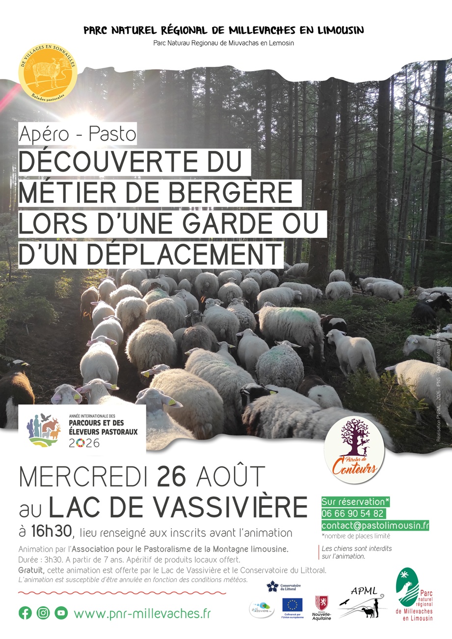 Apéro-pasto à Vassivière : Découverte du métier de bergère