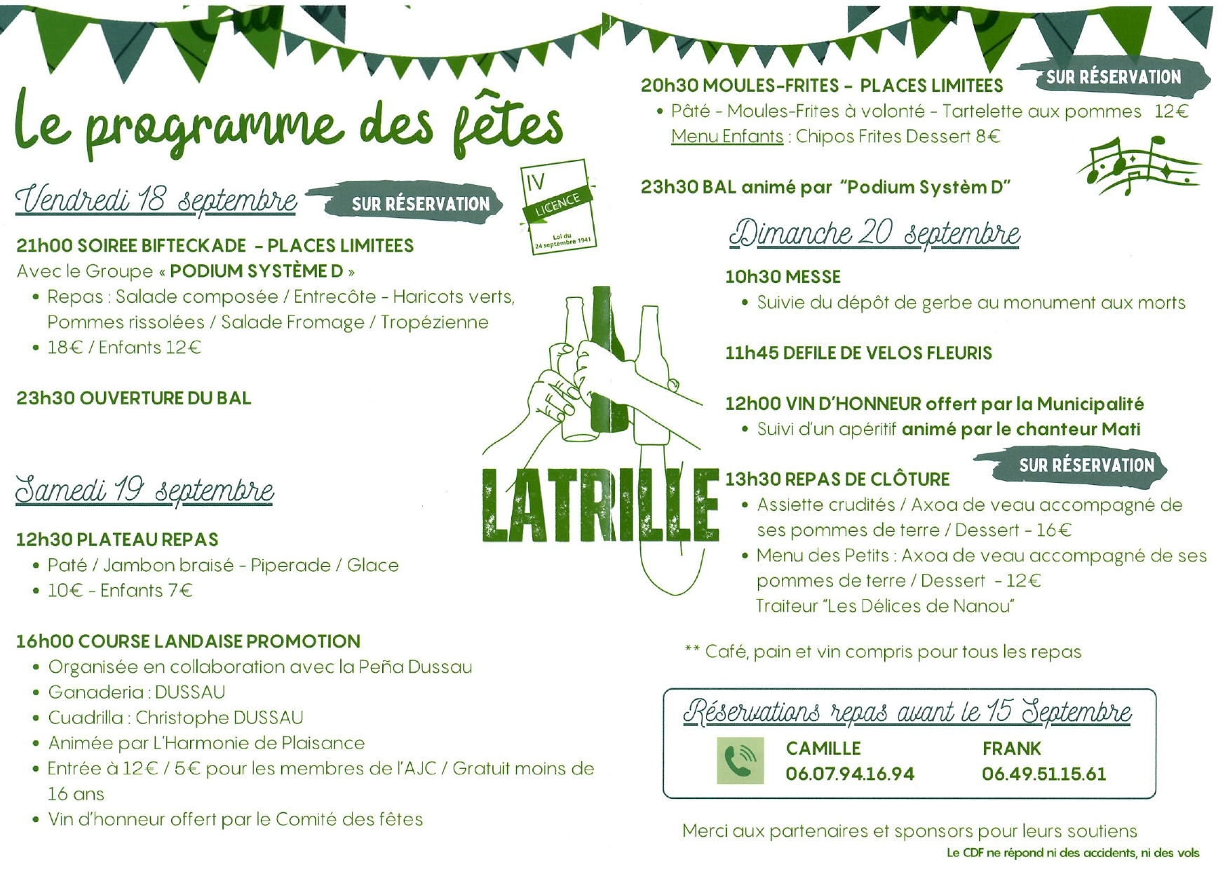 Fêtes de Latrille