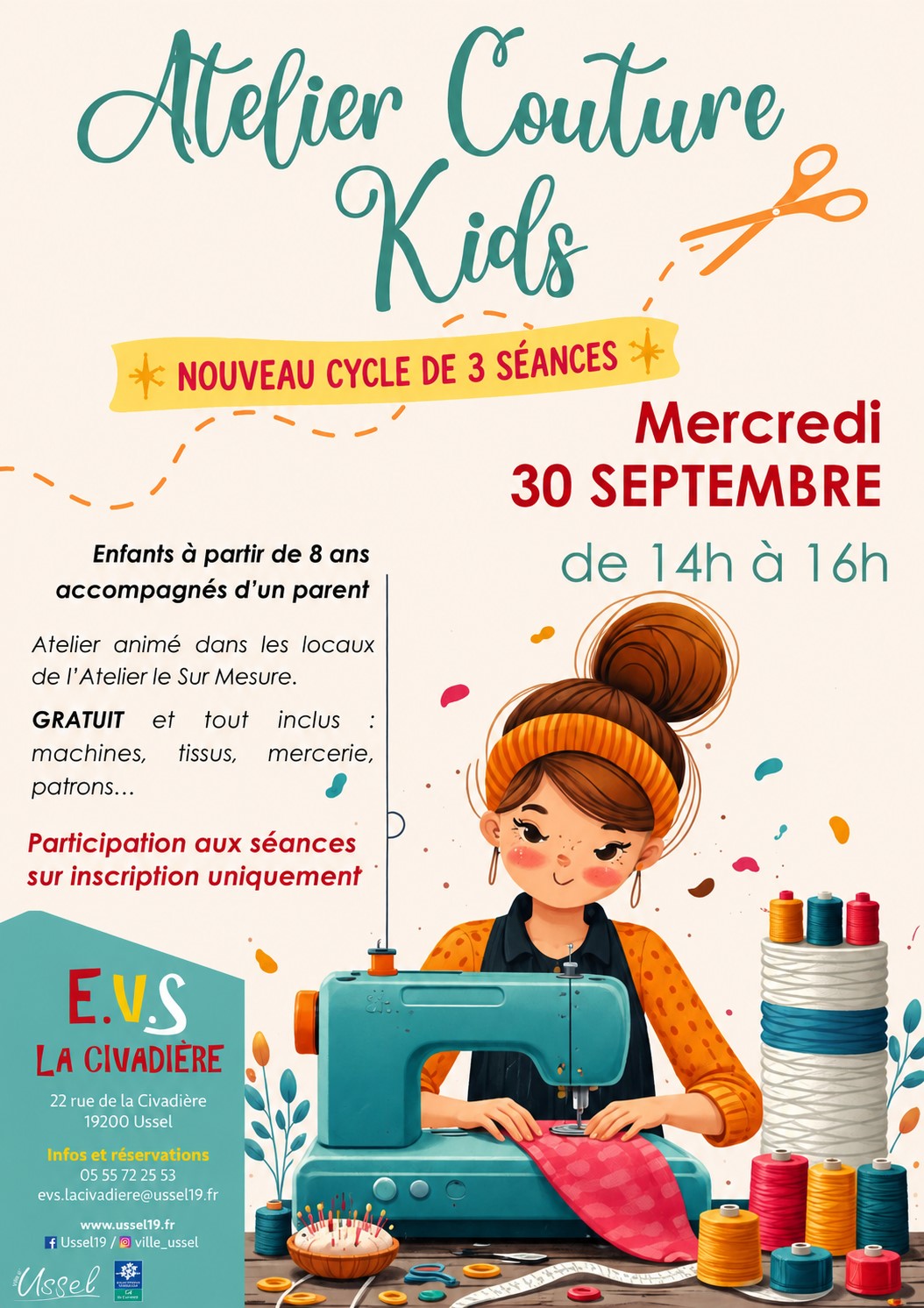 Ateliers couture kids