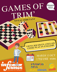 Erasmus days : Games of trim' - jeux de société en Anglais