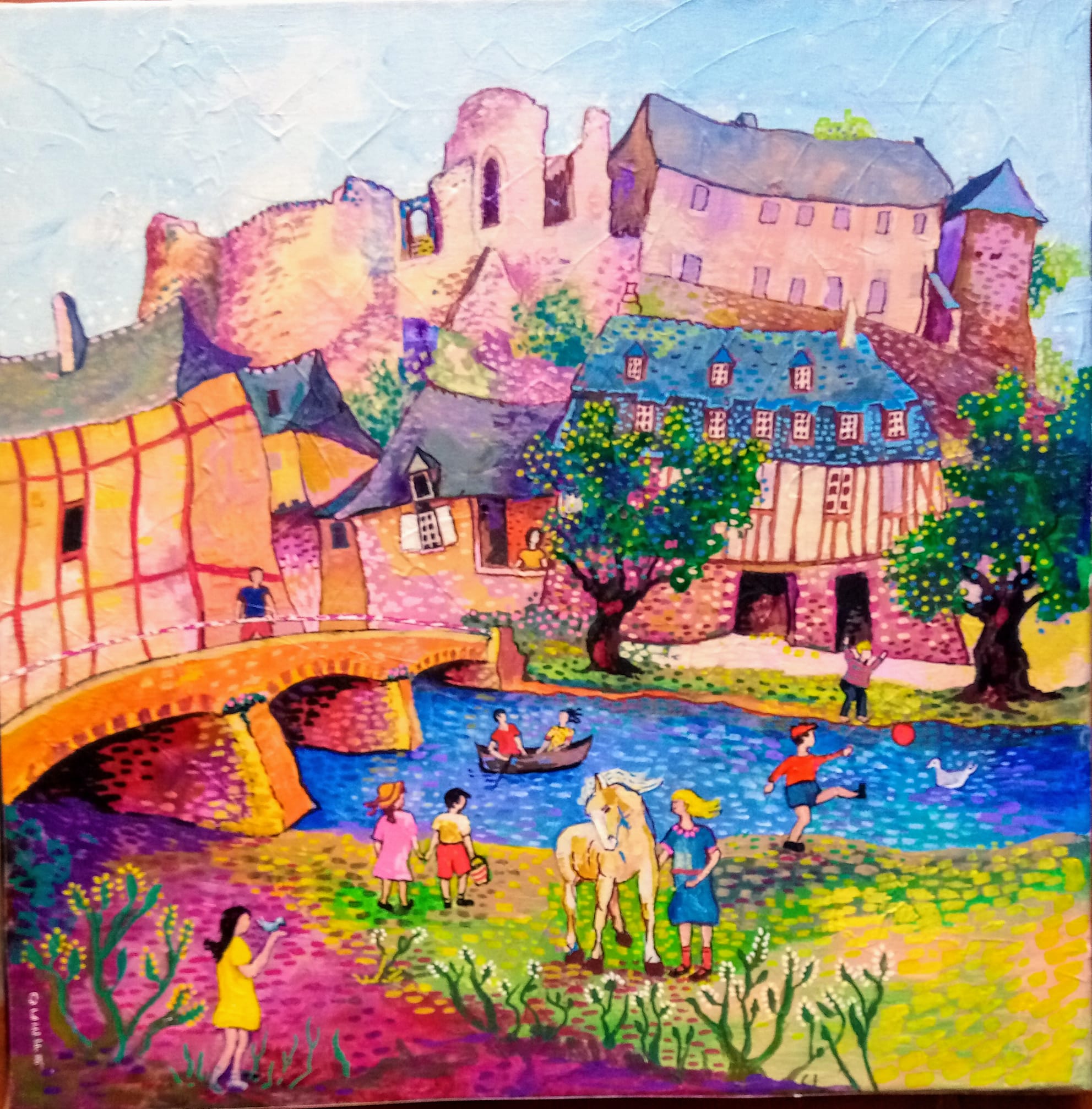 Ode BARRERE-MONNERAUX, peintures, résines