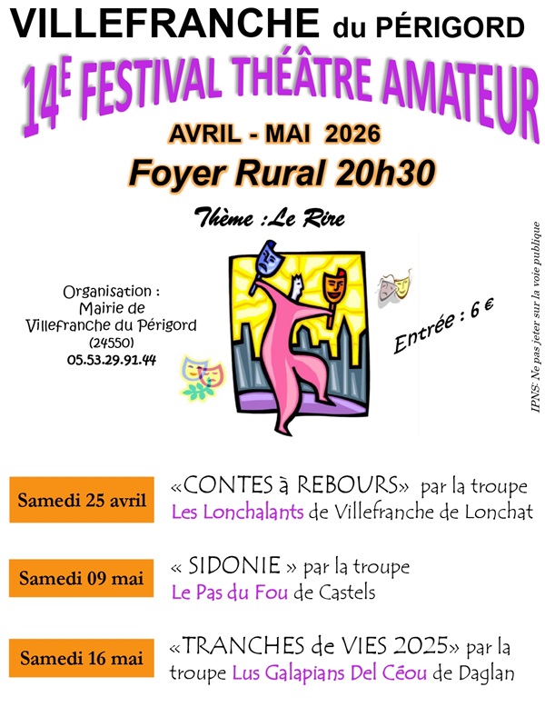 Festival Théatre amateur : Sidonie, Villefranche-du-Périgord - photo 2