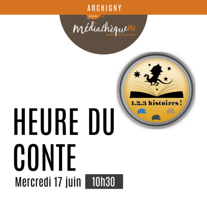 1, 2, 3 histoires : heure du conte — visuel événement