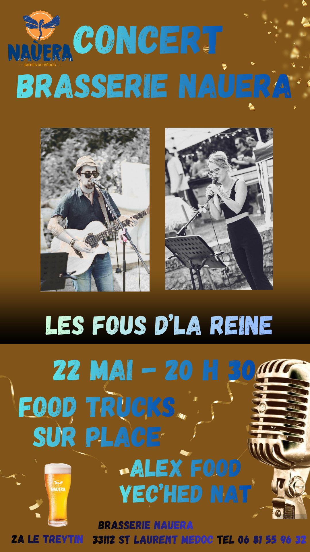 Concert groupe Les Fous d'La Reine