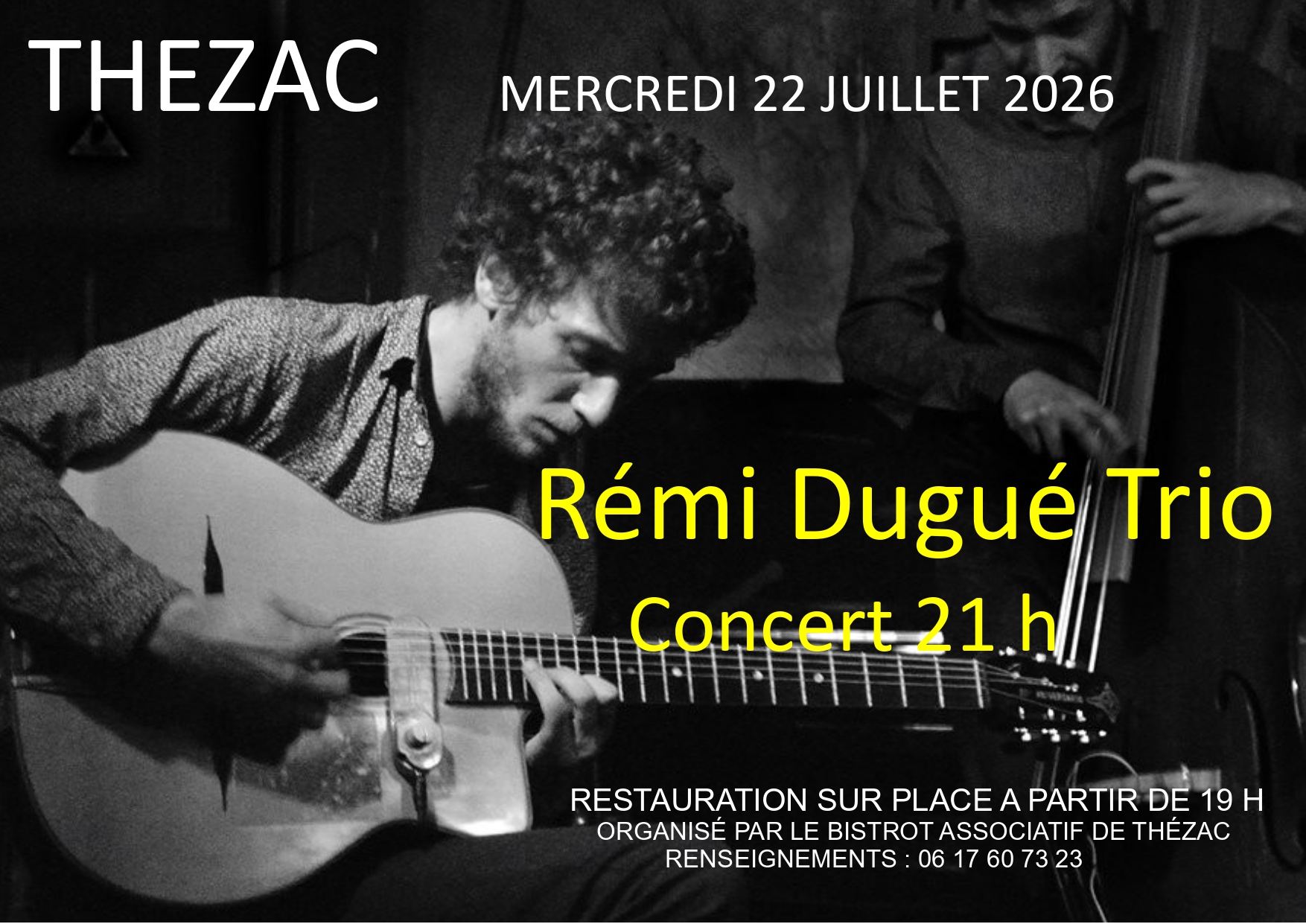 Concert Rémi DUGUÉ TRIO