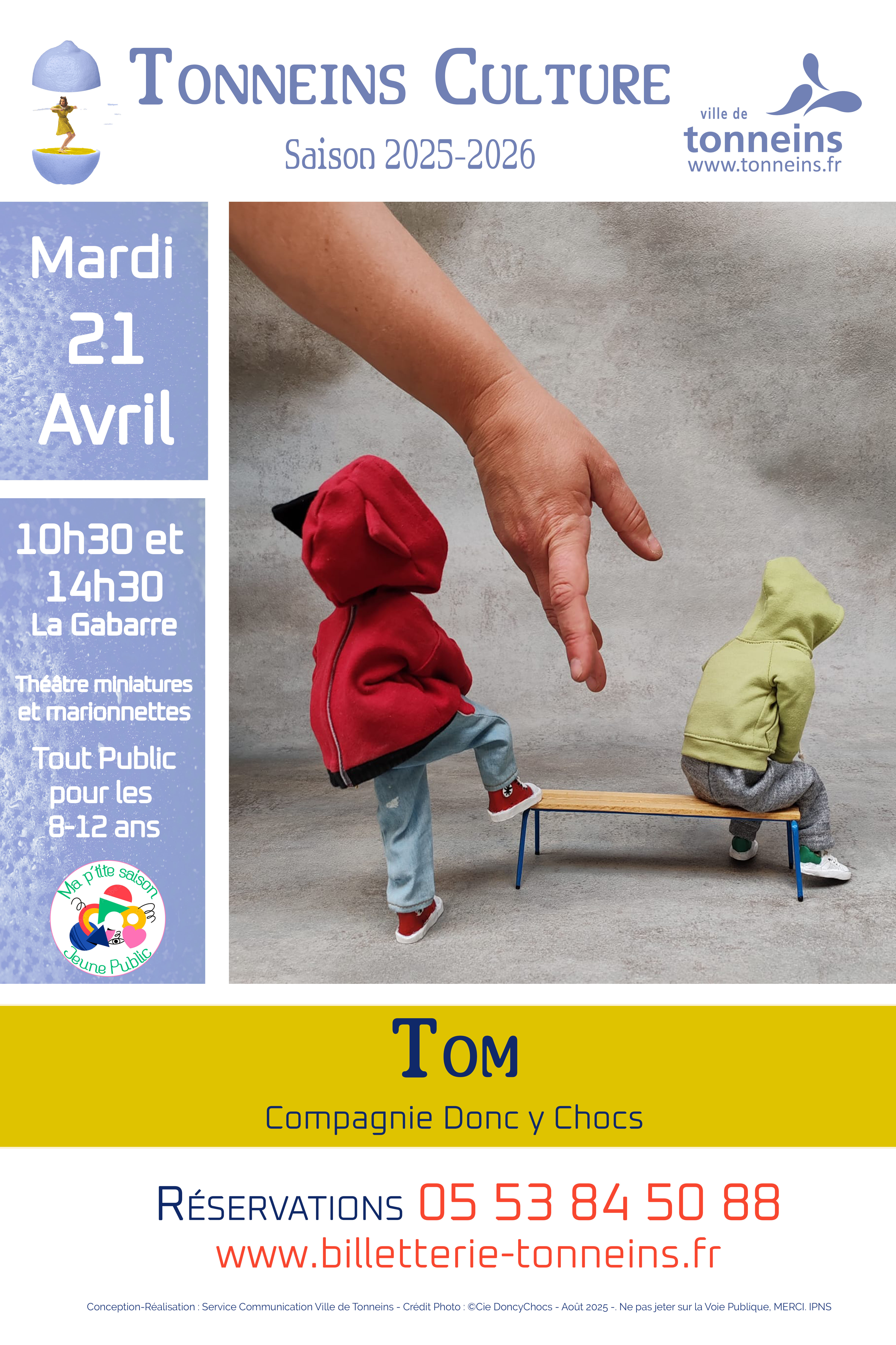 Théâtre miniatures et marionnettes - "Tom"