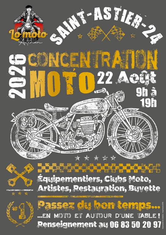 Concentration de motos — visuel événement