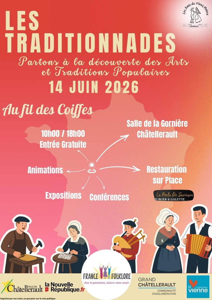 LES TRADITIONNADES  " au Fil des Coiffes " — visuel événement