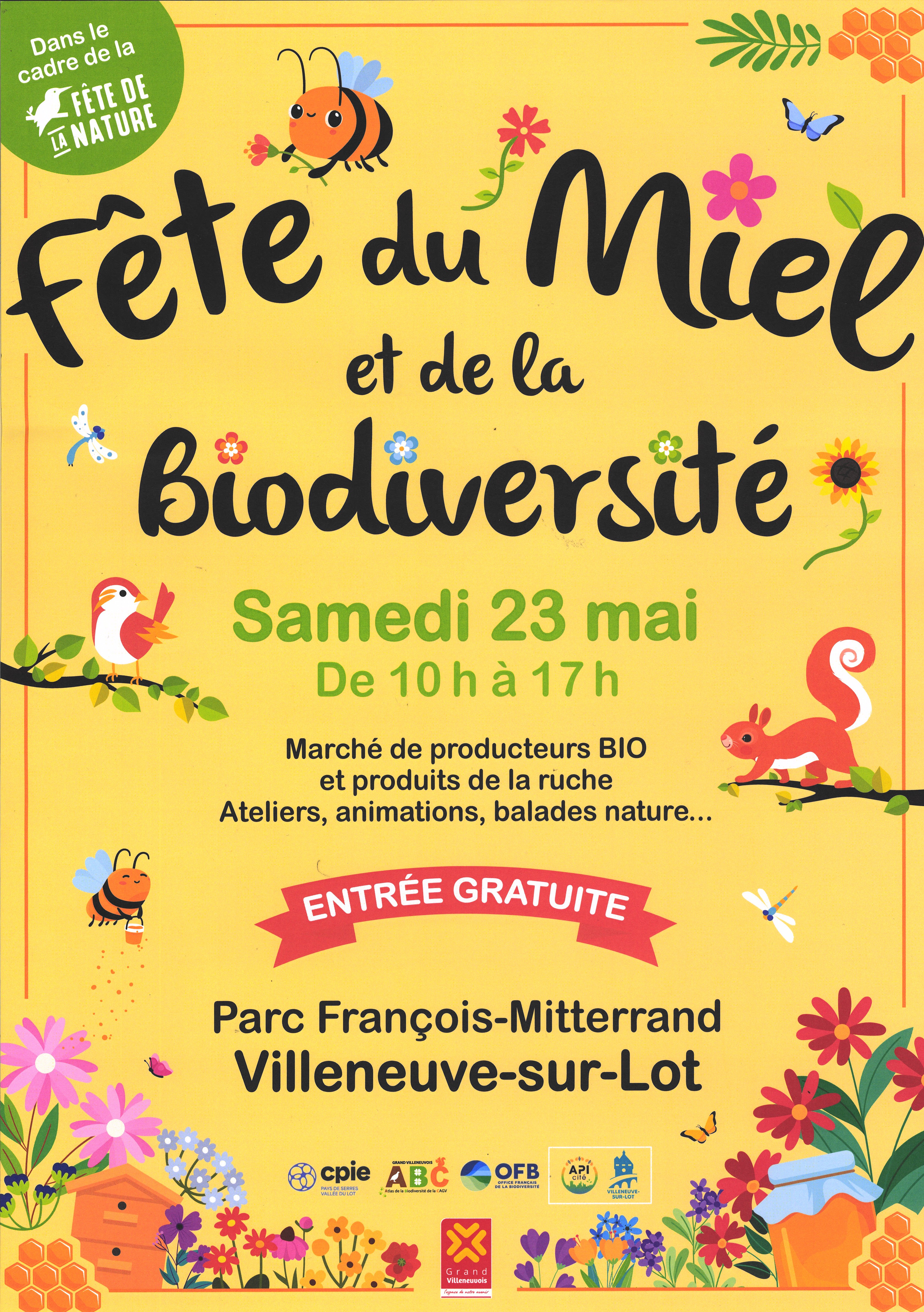 Fête du miel et de la biodiversité — visuel événement