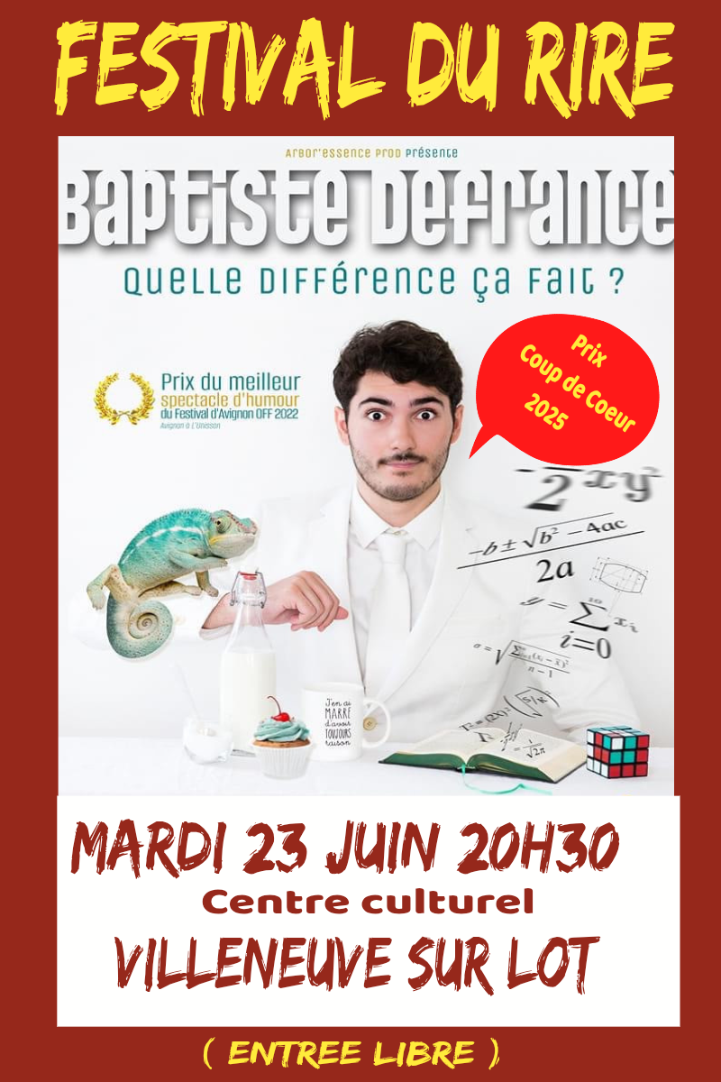 Baptiste Defrance — visuel événement