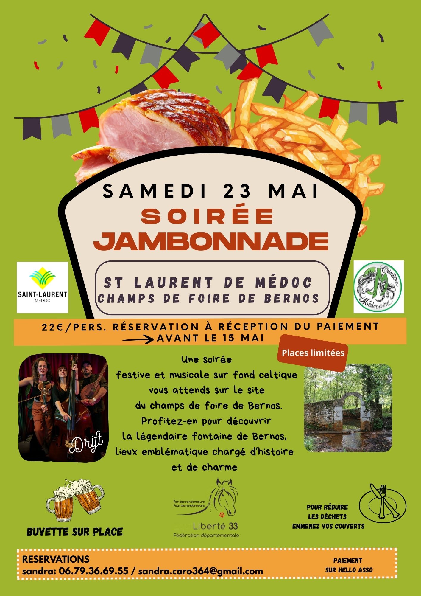 Randonnée équestre Vtt et pédestre, Saint-Laurent-Médoc