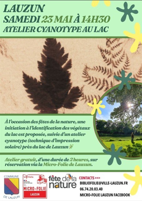 Micro-Folie : Atelier Anthotype au lac — visuel événement