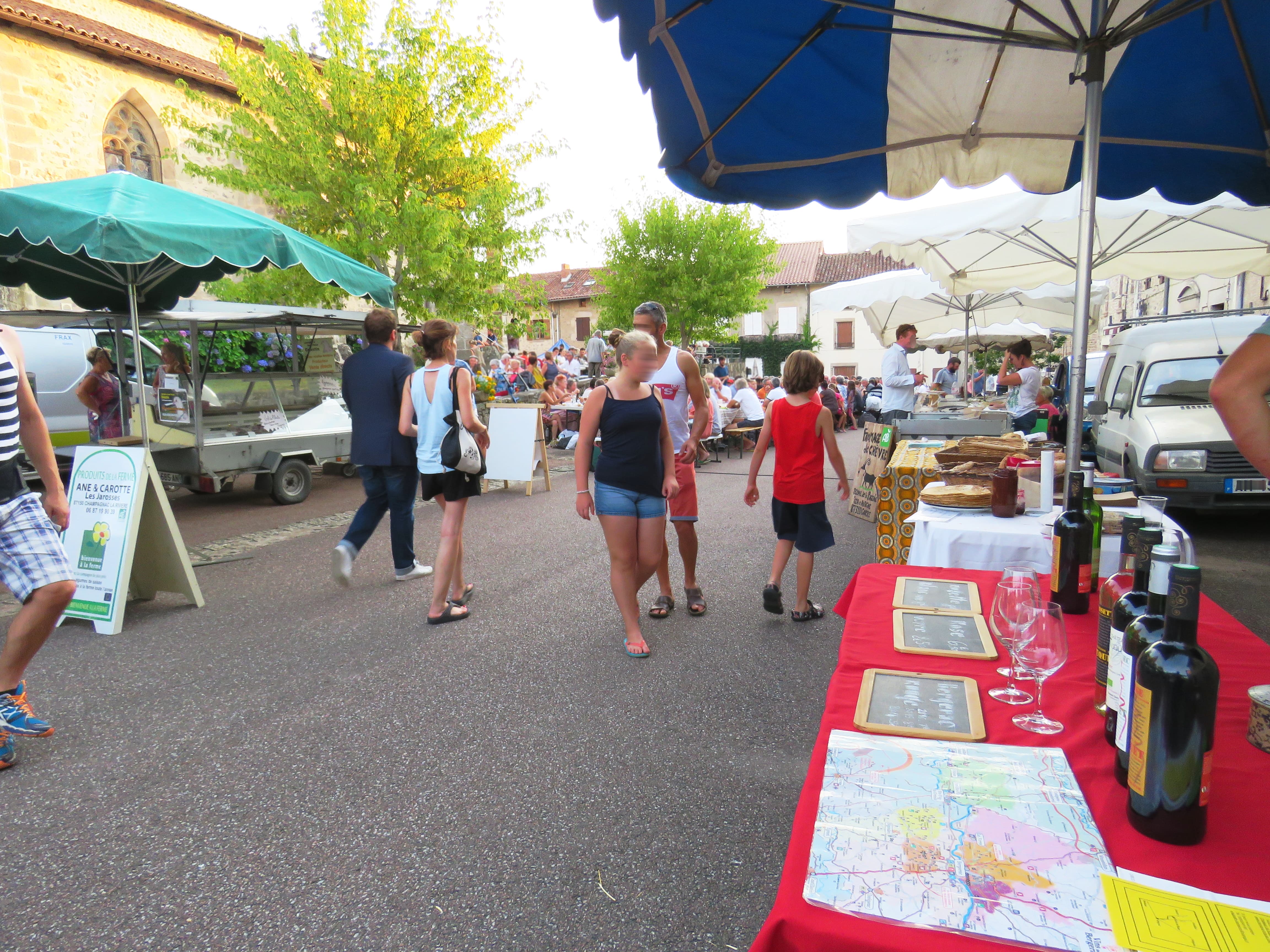 Marché fermier semi-nocturne à Champagnac-la-Rivière — visuel événement