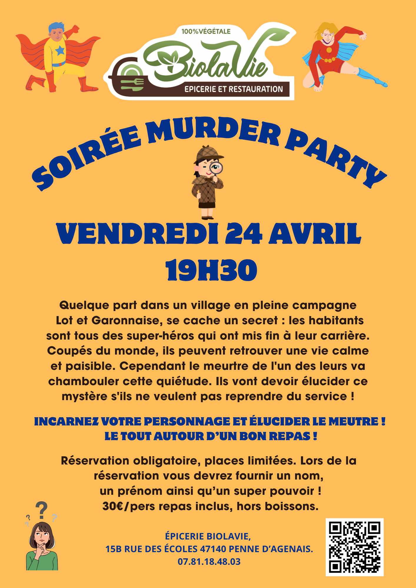 Soirée Murder Party — visuel événement