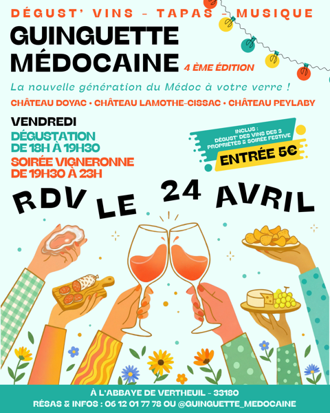 Guinguette Médocaine 4ème édition — visuel événement