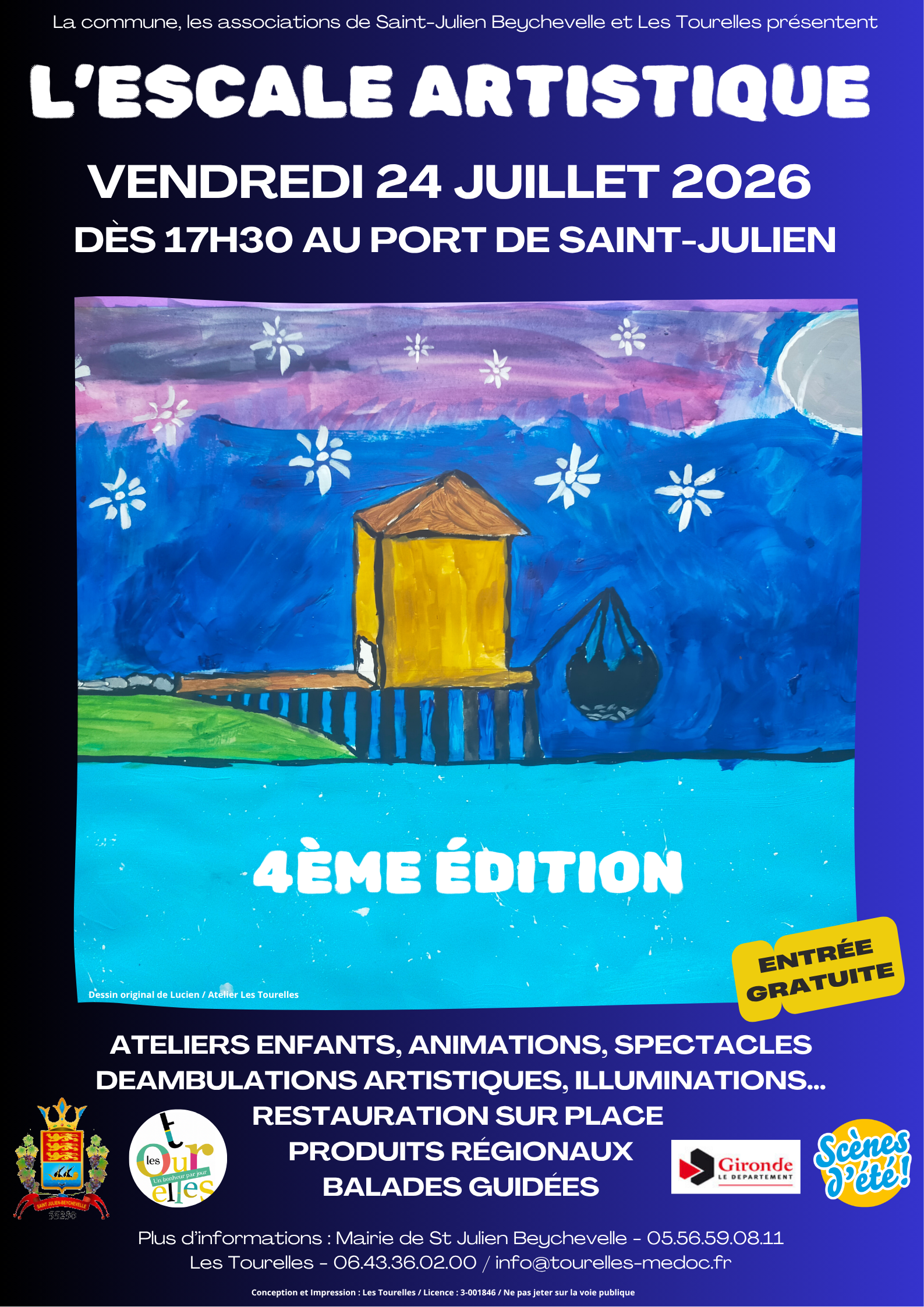 Escale artistique — visuel événement