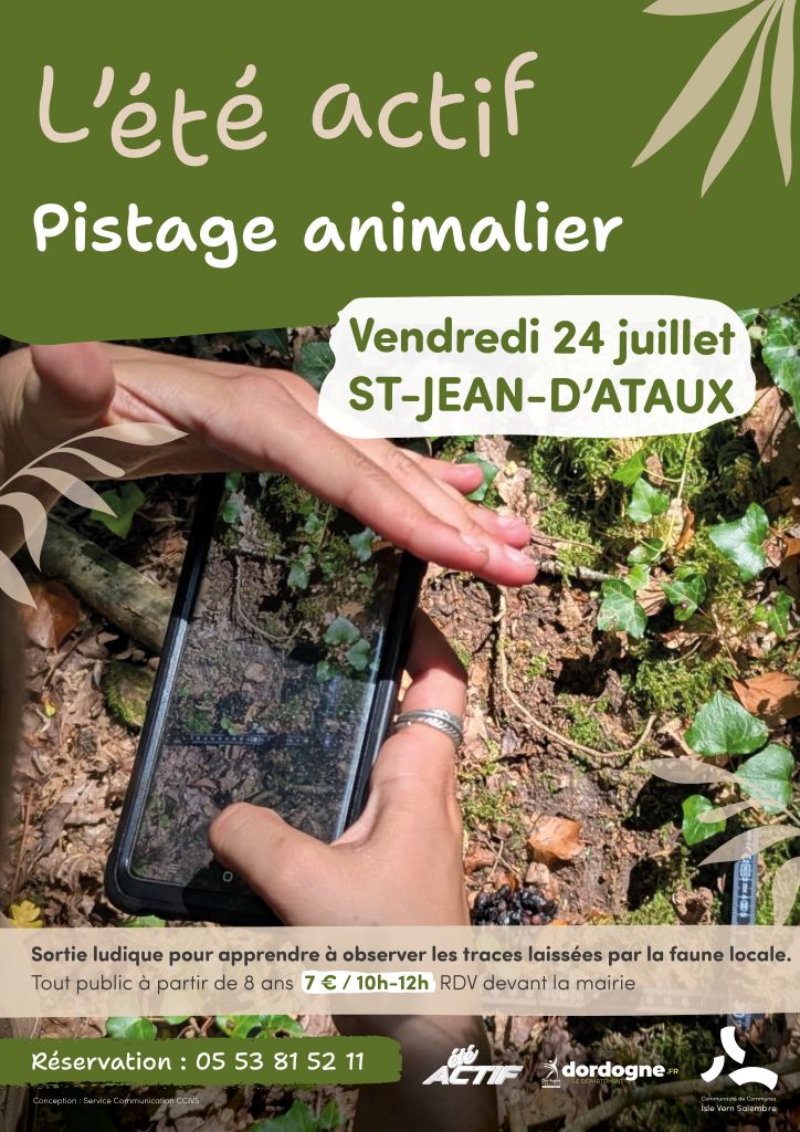 Eté actif : Pistage animalier, Saint-Séverin-d'Estissac