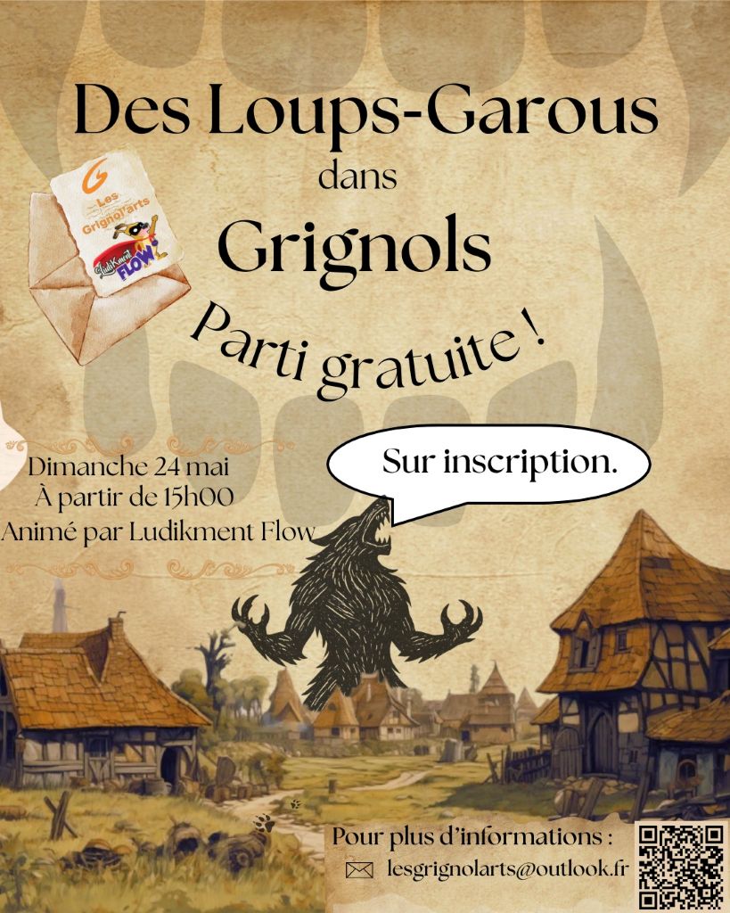 Jeu : Loup-Garou — visuel événement