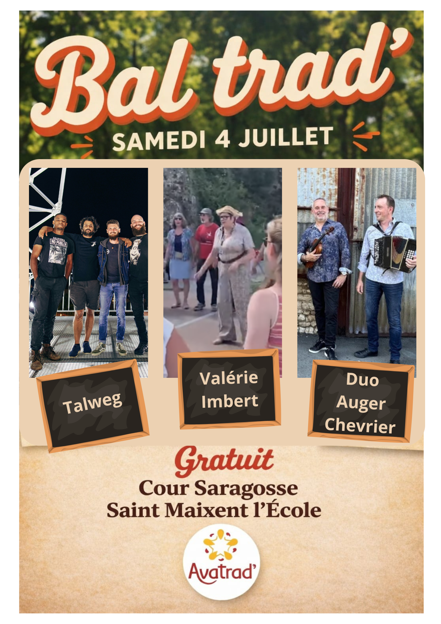 Bal Trad' — visuel événement