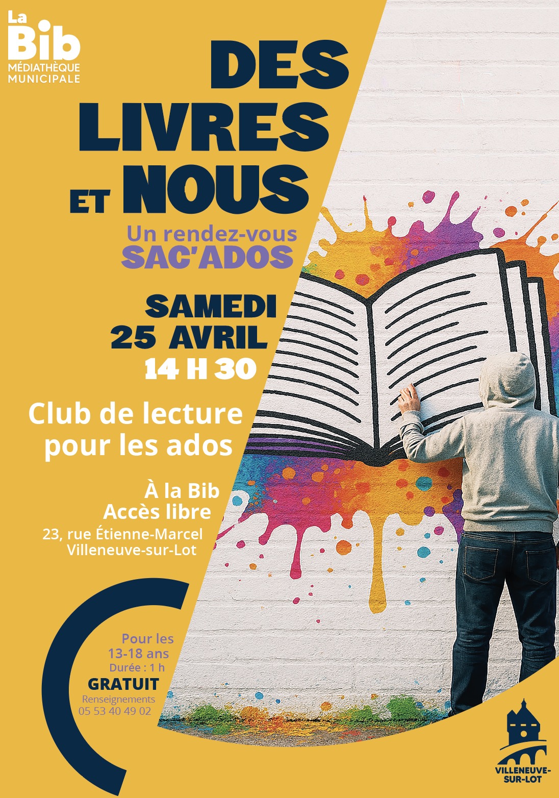Des livres et nous — visuel événement