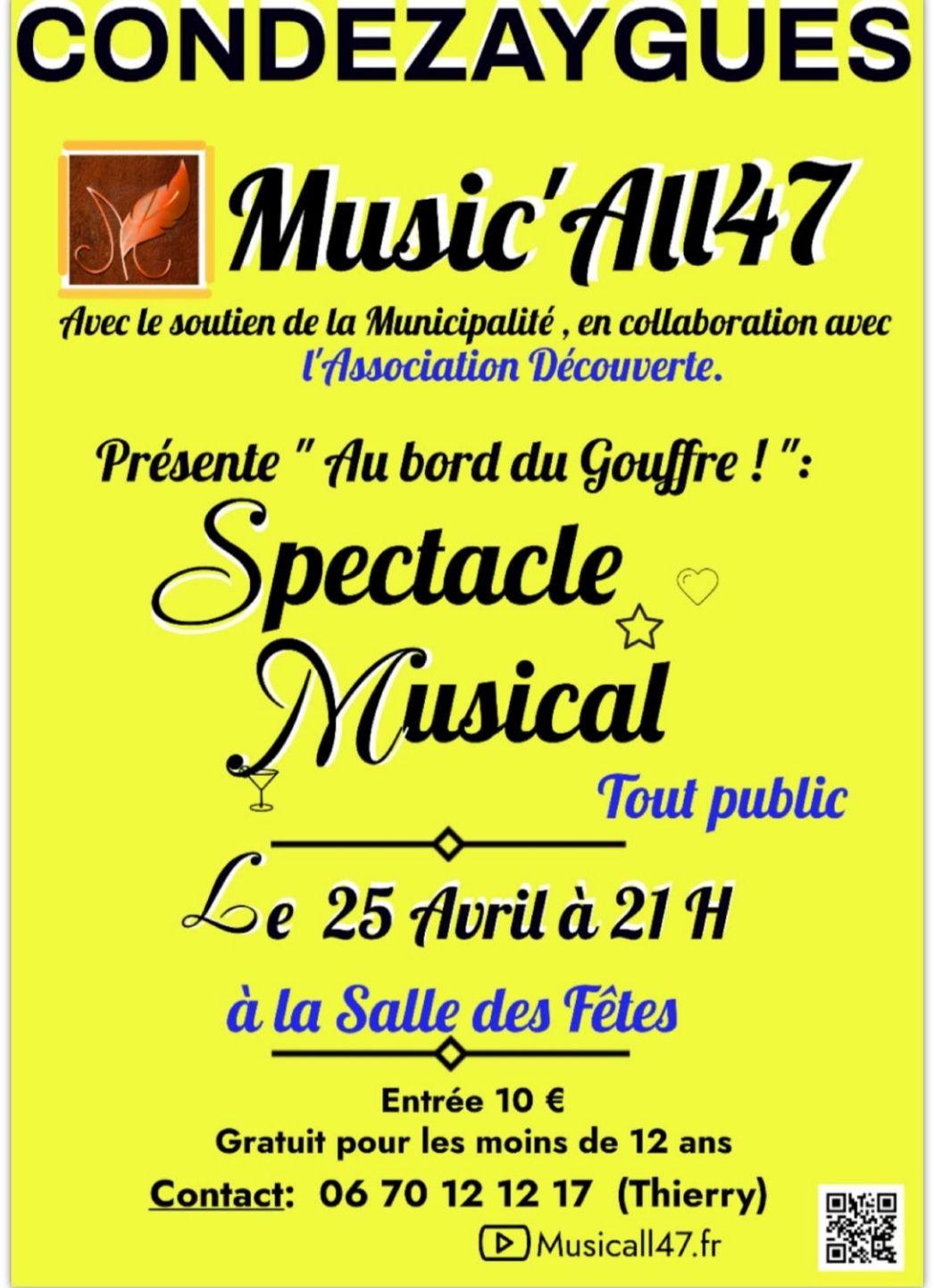 Spectacle musical — visuel événement