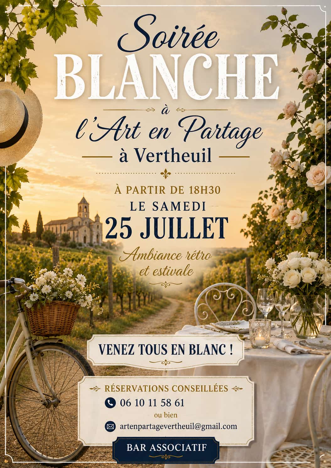 Soirée Blanche à l'Art en Partage