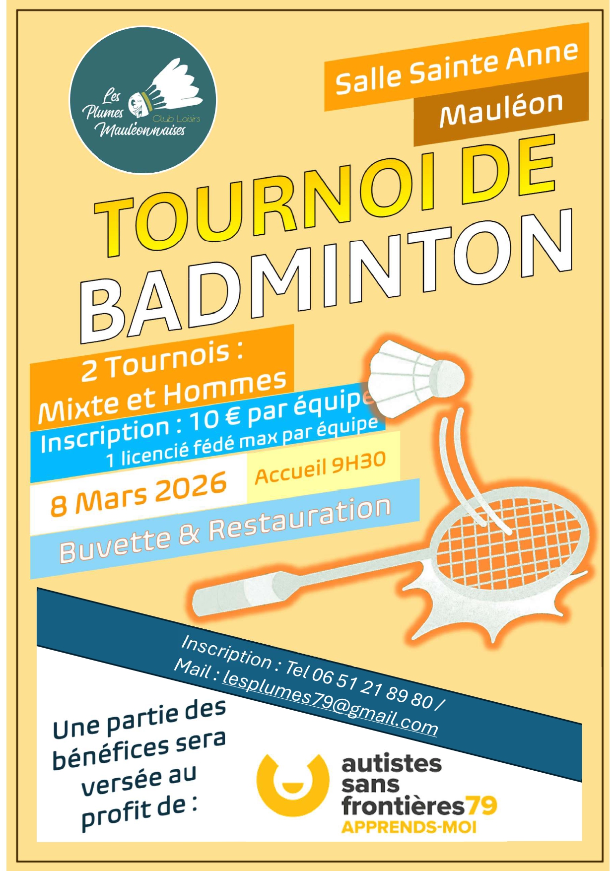 Tournoi de badminton