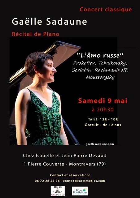 Concert - Gaëlle Sadaune — visuel événement