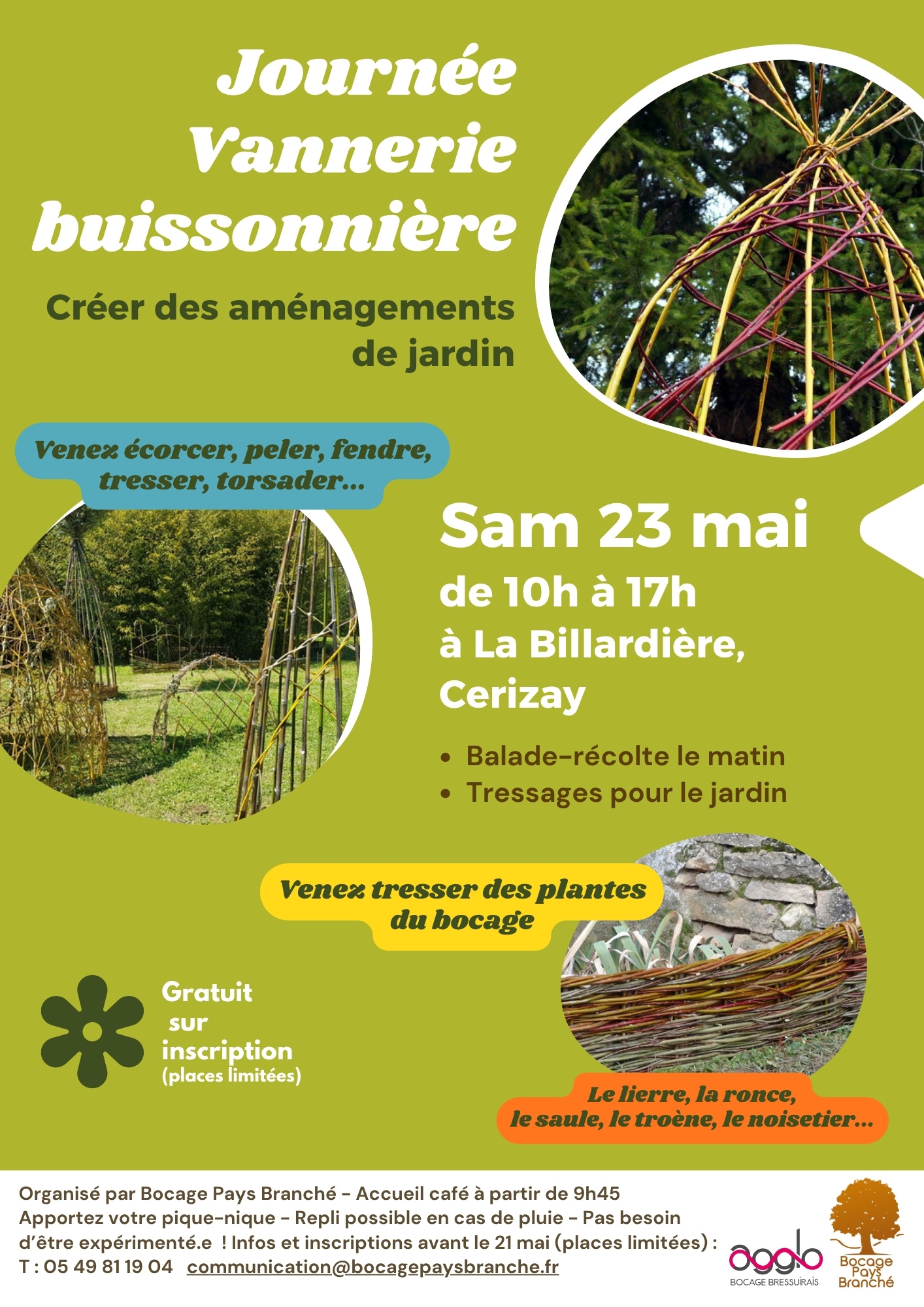 Sortie nature - Vannerie au jardin