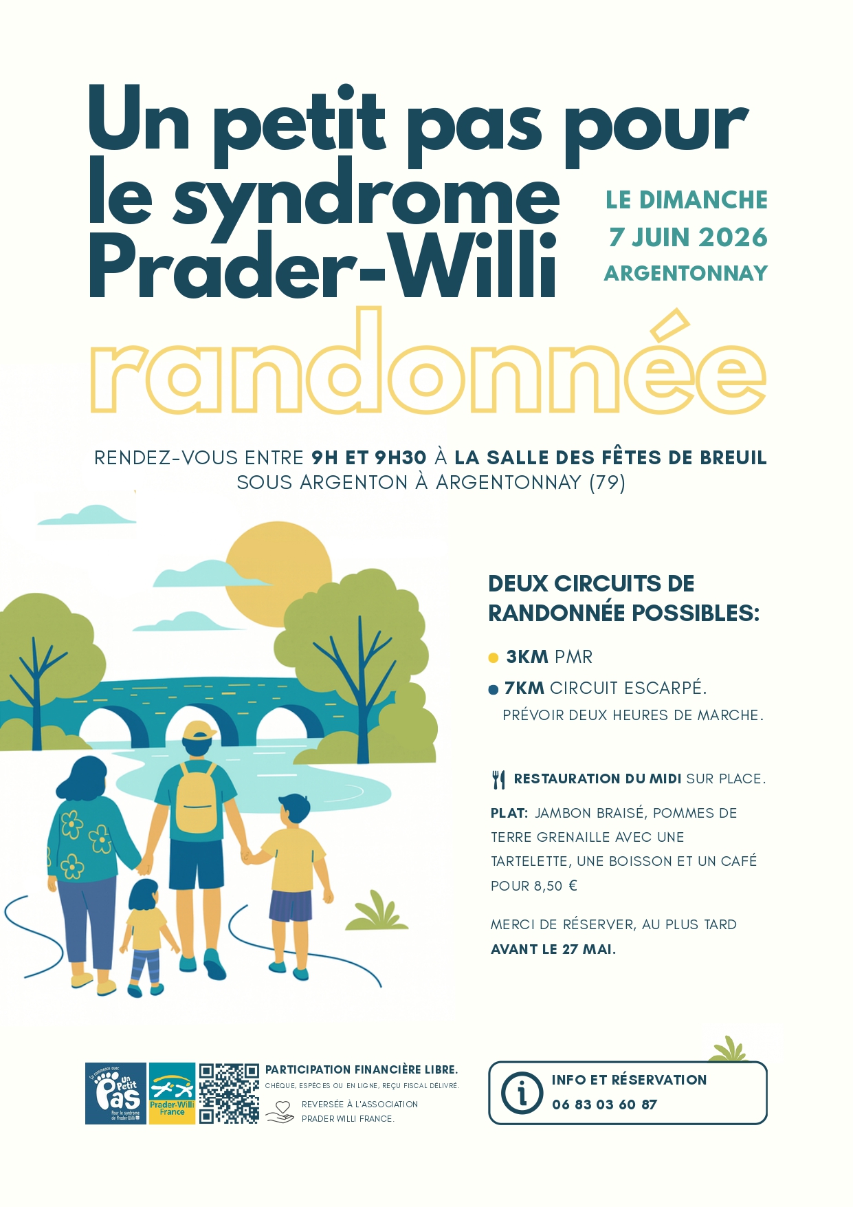 Randonnée - Un petit pas pour le syndrome Prader-Willi — visuel événement