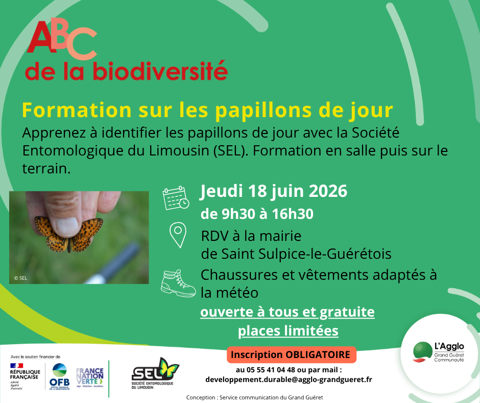 ABC de la biodiversité : apprendre à identifier les papillons de jour