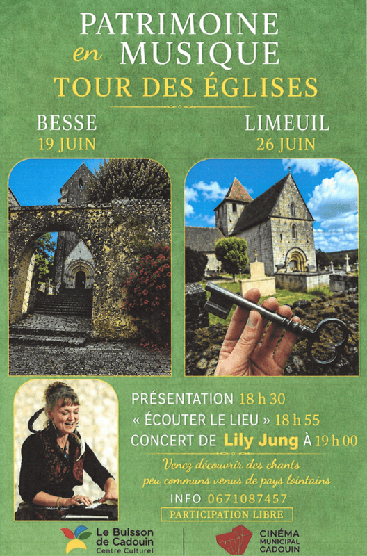 Patrimoine en musique - Tour des églises, Limeuil