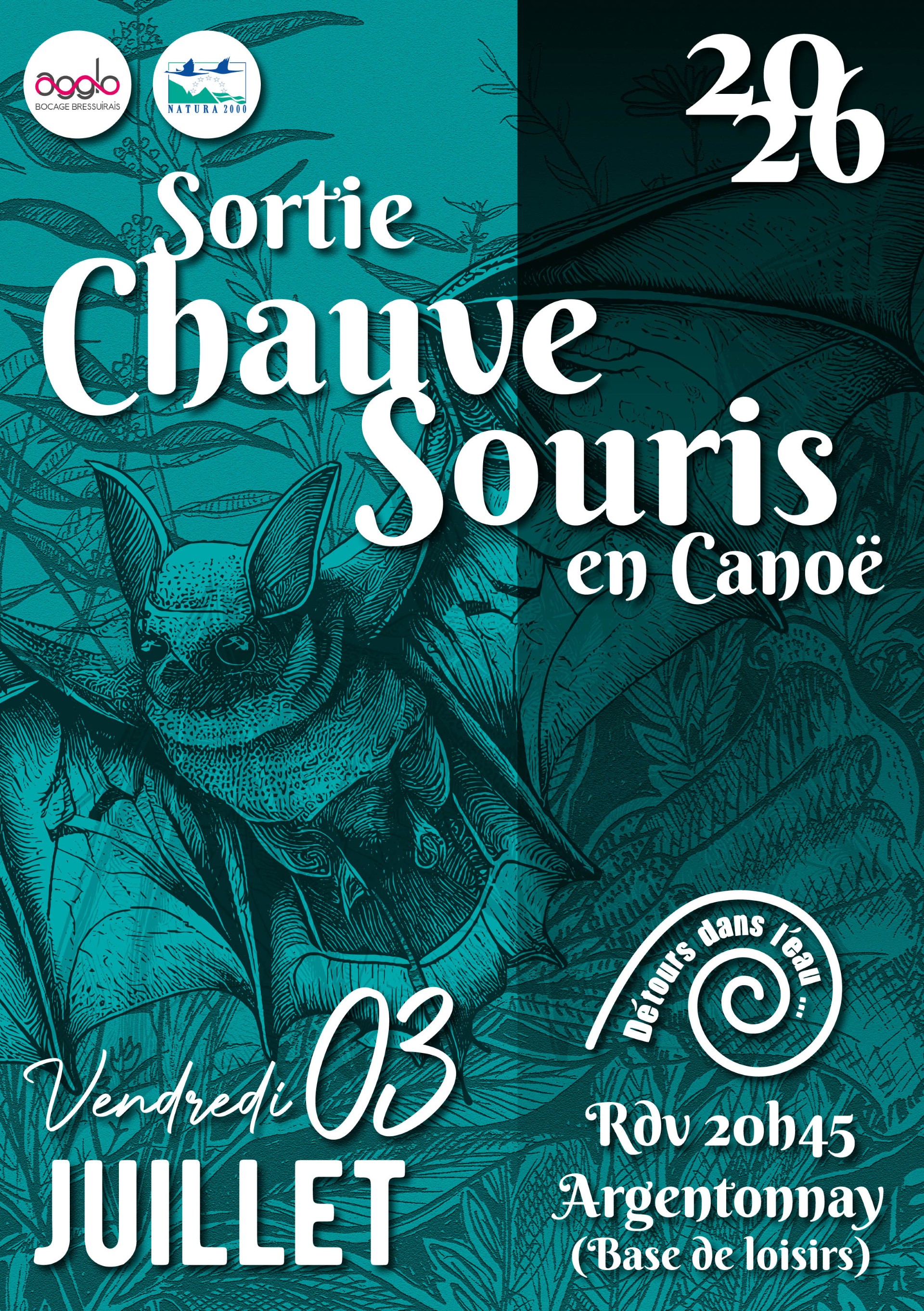 Sortie nature - Nuit de la chauve-souris en canoë