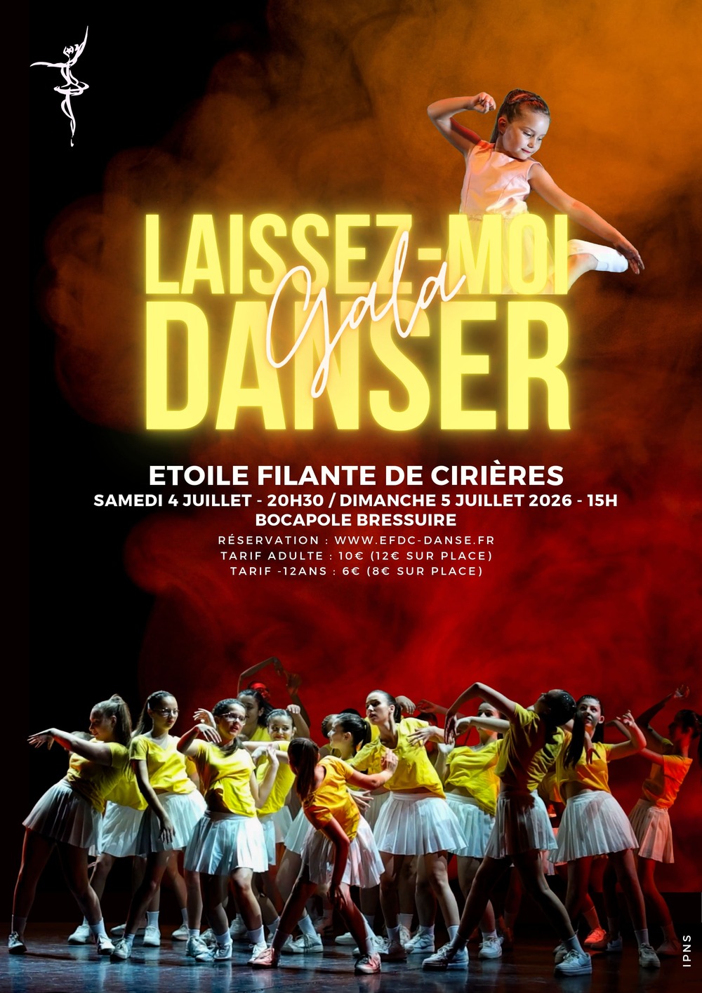 Spectacle - Gala de danse des Etoiles filantes — visuel événement