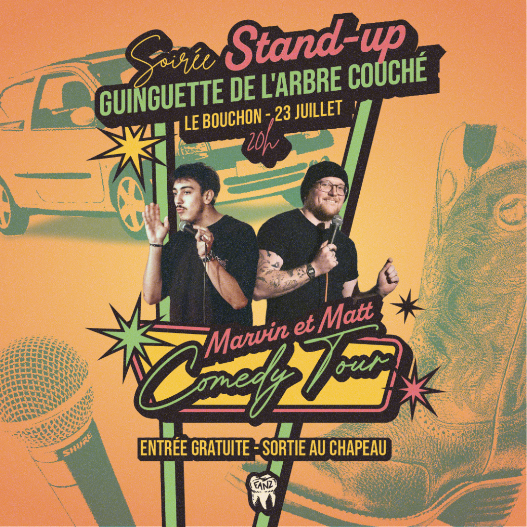 Soirée stand-up à La Guinguette de l'Arbre Couché