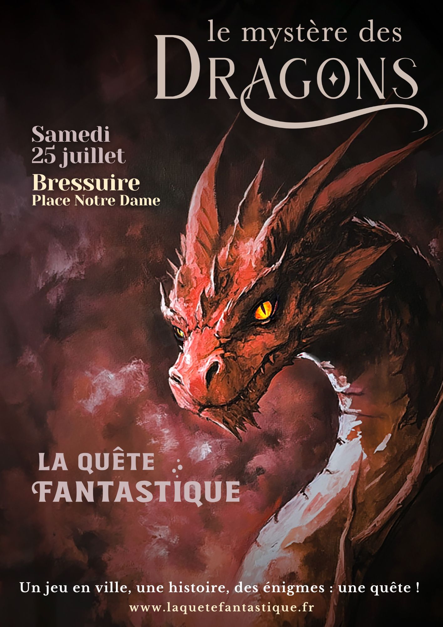 La Quête Fantastique - Le Mystère des Dragons — visuel événement