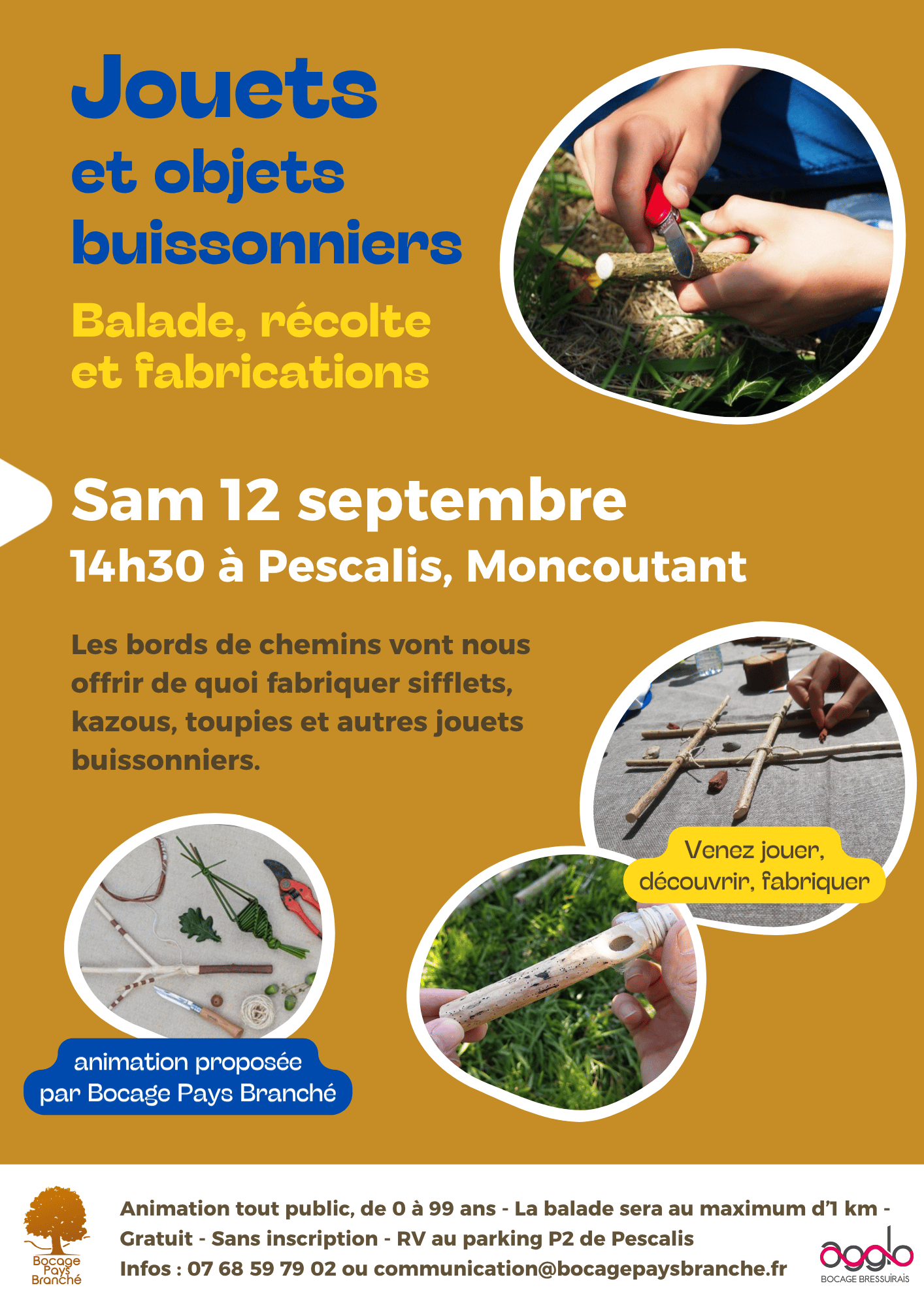 Sortie nature - Jouets buissonniers en balade
