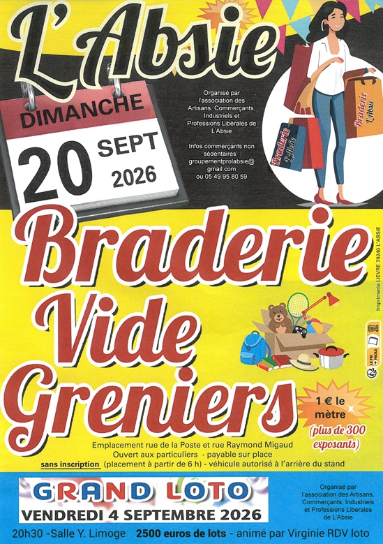 Braderie et vide-grenier