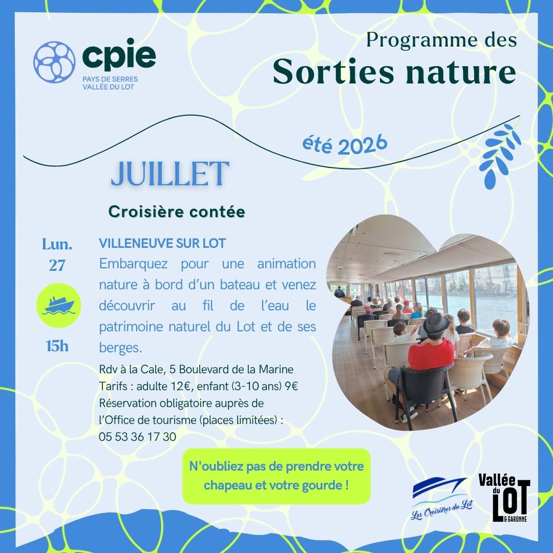 Affiche de l'événement Croisière contée nature