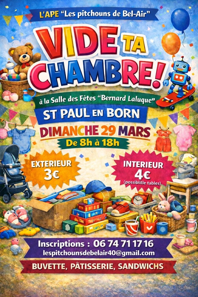 Vide ta chambre
