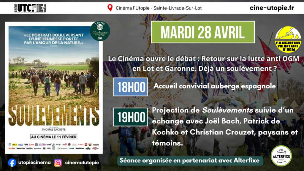 Ciné-Débat : Soulèvements — visuel événement