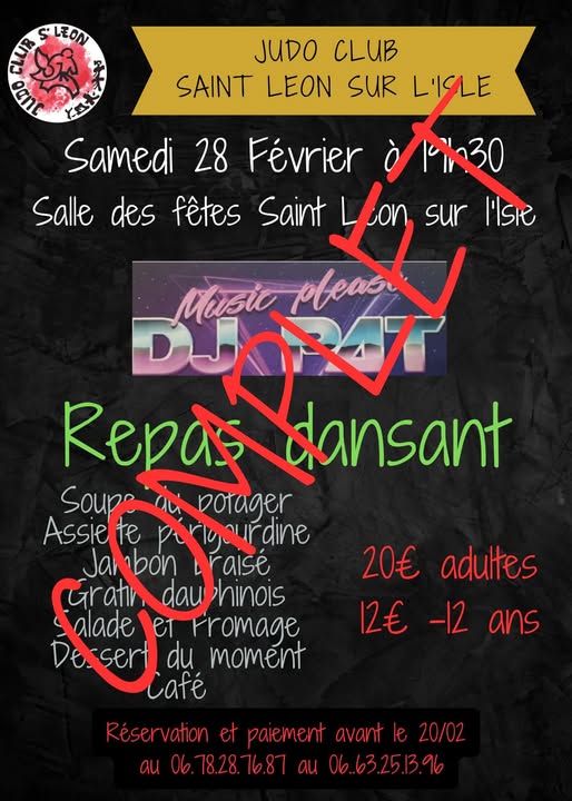 Repas dansant - COMPLET