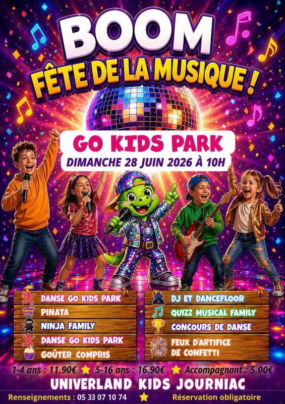 Boom fête de la musique au Go Kids Park, Journiac - photo 2