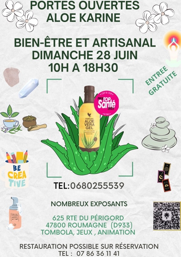 Portes Ouvertes d'Aloé Karine — visuel événement