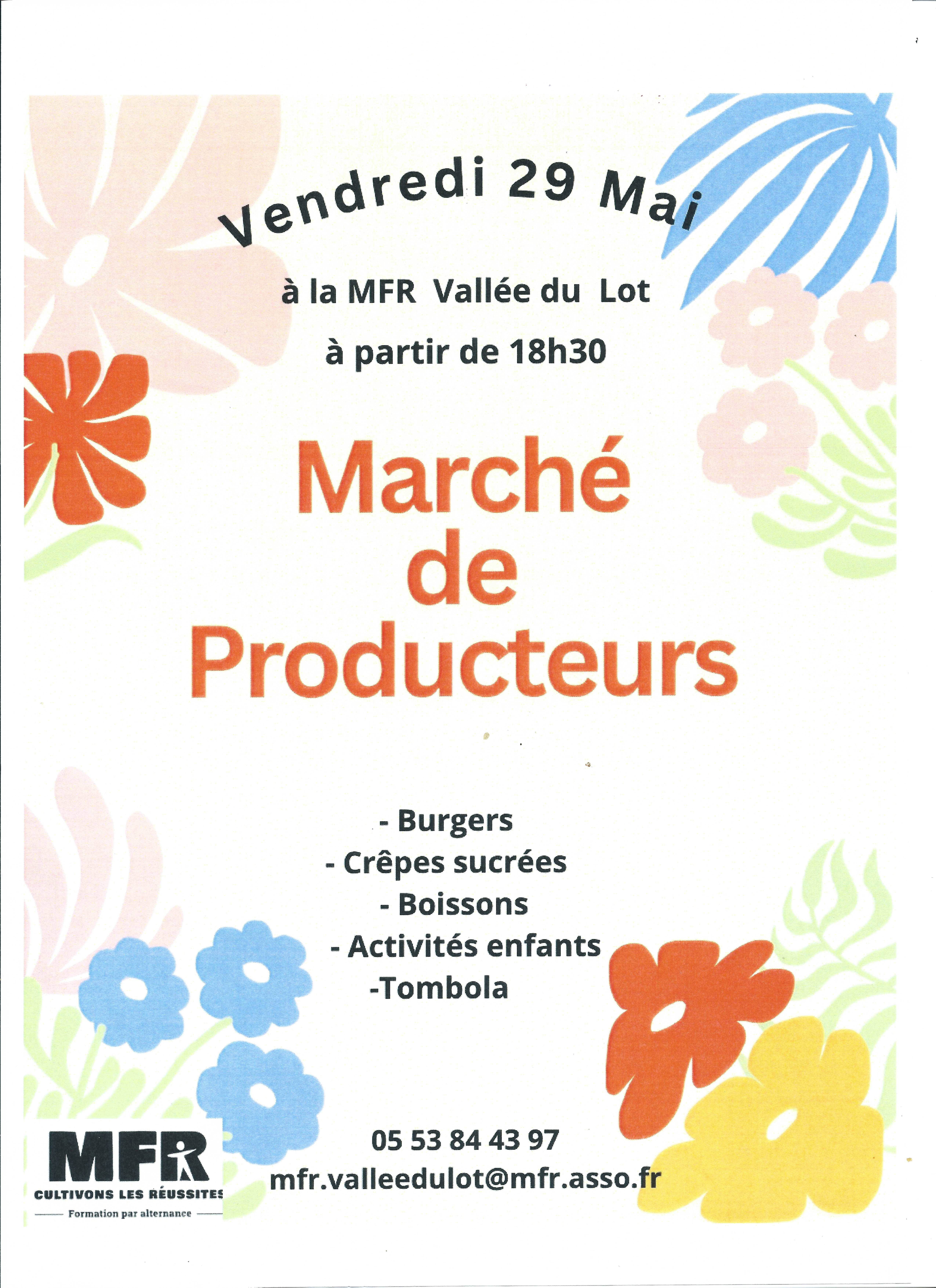 Marché de producteurs — visuel événement